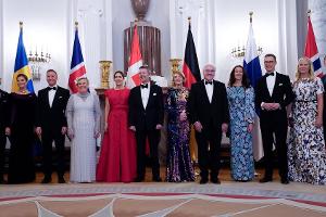 Abendessen bei Steinmeier: So edel feiern seine royalen Gäste