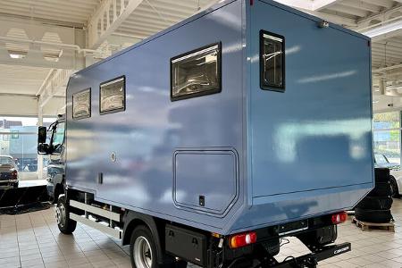 Wilde Expedition-Truck, Hinteransicht 