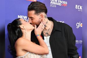 Leyla Lahouar und Mike Heiter: Erster Auftritt als verlobtes Paar