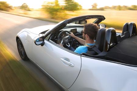 Mazda MX-5 Skyactiv-G 131, Seitenführung