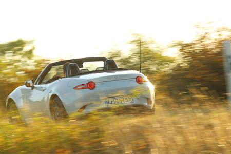 Mazda MX-5 Skyactiv-G 131, Heckansicht