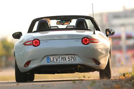 Mazda MX-5 Skyactiv-G 131, Heckansicht