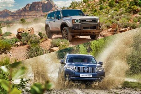 Toyota Land Cruiser J15 J25 Vergleich alt gegen neu 02/24