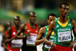 Um eine Sekunde: Kejelcha knackt Weltrekord im Halbmarathon