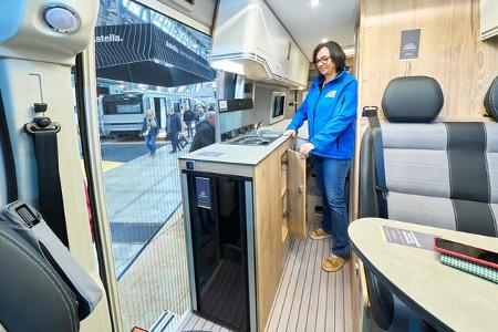 Küche, Campingküche, Kühlschrank