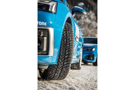 Winterfahrtraining von auto motor und sport und Bridgestone