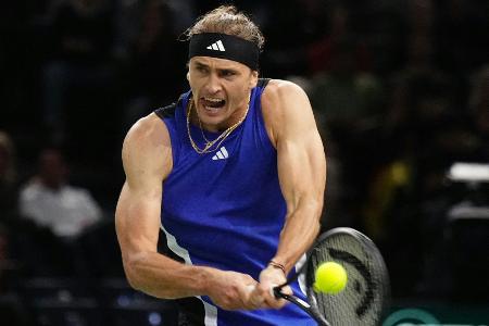 Zverev nach hartem Kampf im Viertelfinale von Paris