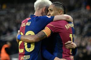 Dank Olmo-Doppelpack: Barcelona baut Tabellenführung aus