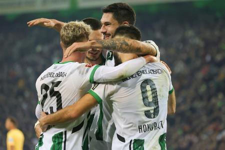 Früher Doppelschlag: Mönchengladbach zieht an Bremen vorbei