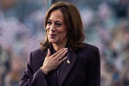 Kamala Harris hält erste Rede nach ihrer Niederlage