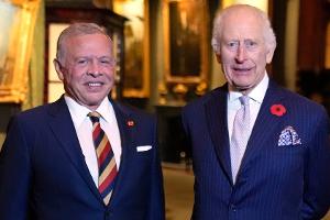 Royale Freundschaft: König Charles trifft König Abdullah von Jordanien