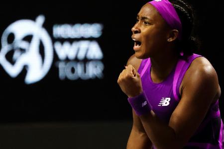 WTA-Finals: Gauff ringt Zheng nieder