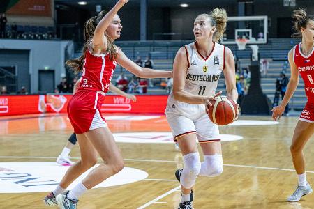Trotz personeller Sorgen: DBB-Frauen gewinnen gegen Tschechien