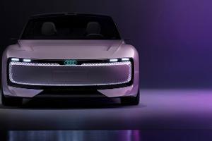 AUDI E Concept ACHTUNG FAKE-COLLAGE MIT 4 RINGEN