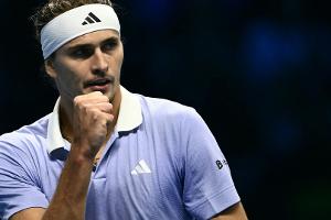 Zweiter Sieg in Turin: Zverev kurz vor Halbfinaleinzug