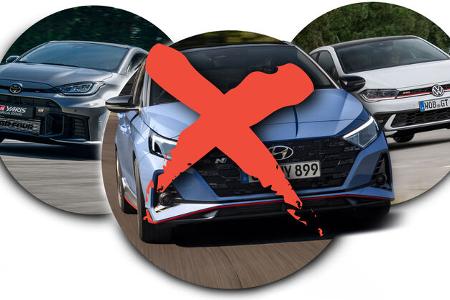 Hyundai i20 N Polo GTI GR Yaris Collage