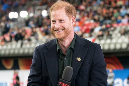 Prinz Harry wirbt im Football-Stadion für die Invictus Games 2025