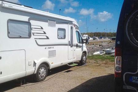 Stellplatz Sandhamn Hafen
