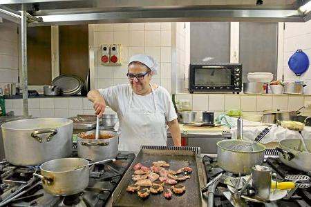 Das ist das Reich von la Mamma, hier hat Mirella das Sagen.