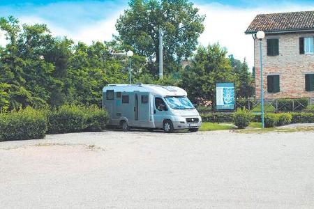 Die Area Verde Attrezzata beim Schulgelände.