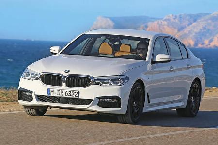 BMW Fünfer, Frontansicht