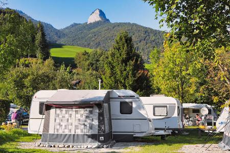 See-Camping Berau - Bergpanorama