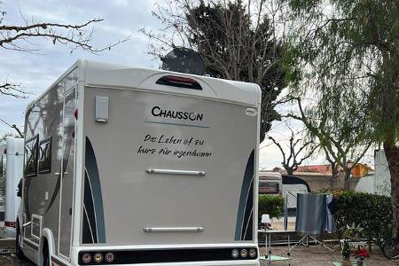 Sprüche auf Wohnmobilen