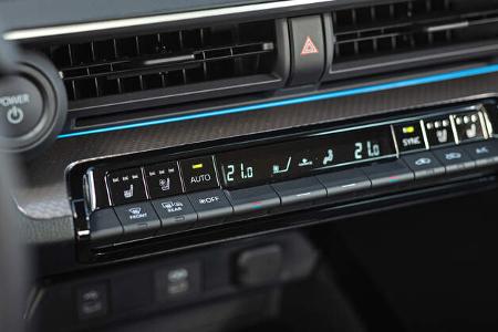Toyota Prius, Cockpit Knöpfe, Sitzheizung