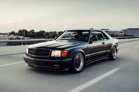 Mercedes-Benz 560 SEC 6.0 Widebody (1989) C126 S-Klasse Coupé Tuning 199 Blauschwarz Metallic