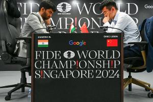 Schach-WM: Remis im zweiten Spiel