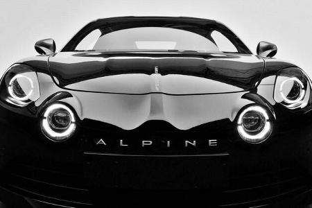 Alpine A110 S Art Car Monochromatic Black