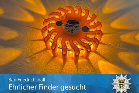 Rundum-Leuchte Polizei Bad Friedrichshall