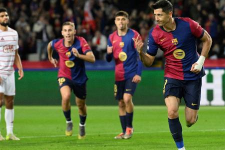 Lewandowski knackt 100-Tore-Marke in der Champions League
