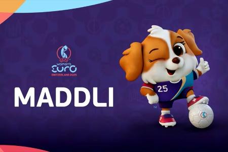 Bernhardinerwelpin Maddli wird Maskottchen der Frauen-EM 2025