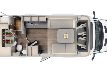 Chausson 640 Titanium (2023) Grundriss