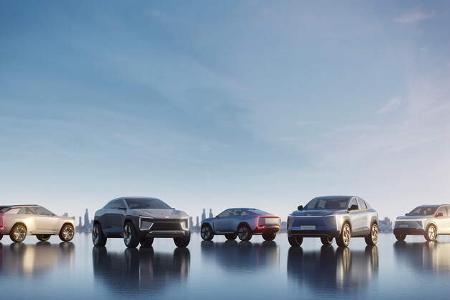 8/2022, Mahindra E-SUV Studien