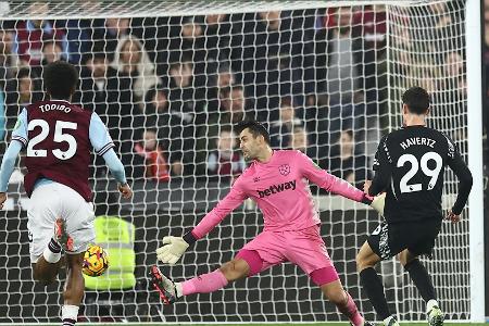 Dritter Sieg in einer Woche: Arsenal springt auf Platz zwei