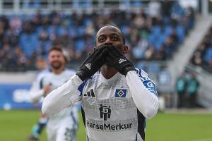 Mit Glück und Dompe: HSV gelingt Befreiungsschlag beim KSC