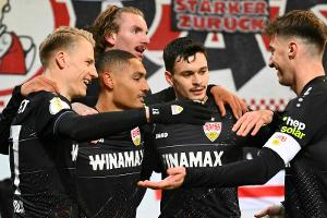 Mit besserer B-Elf: VfB in Regensburg souverän weiter