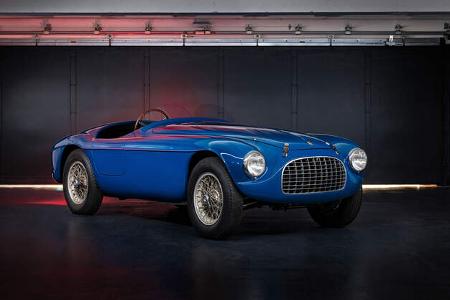 Ferrari 340 America Barchetta Touring (1951) schräg von vorn