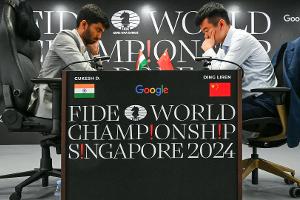 Trotz Risiko von Gukesh: 13. Partie der Schach-WM endet remis