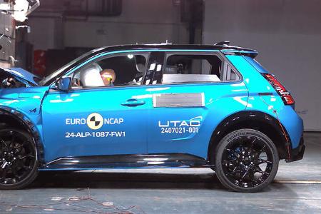 EuroNCAP Crashtest 2024 Alpine A290