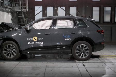 Audi Q6 E-Tron EuroNCAP-Crashtest 2024