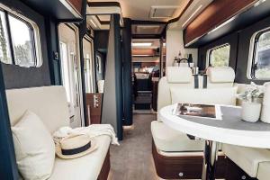 Innenraum, Innen, Durchschuss, Sitzgruppe, Bett, Spiegel, Design