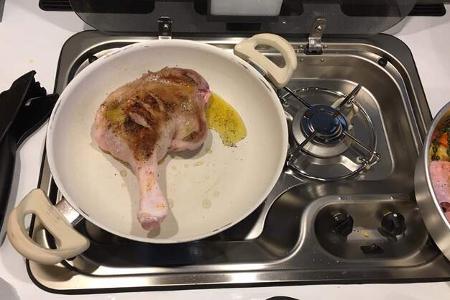 Weihnachtsgans im Wohnmobil