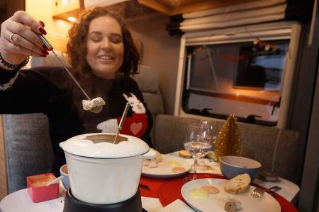 Weihnachtsessen im Wohnmobil