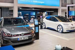 04/2022, Volkswagen VW Autohaus Autohandel Händler Showroom