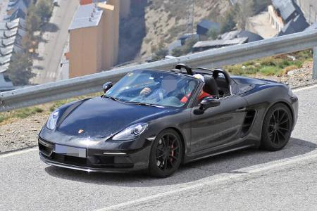 Erlkönig Porsche 718 Boxster Spyder