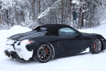 Erlkönig Porsche 718 Boxster Spyder