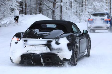 Erlkönig Porsche 718 Boxster Spyder